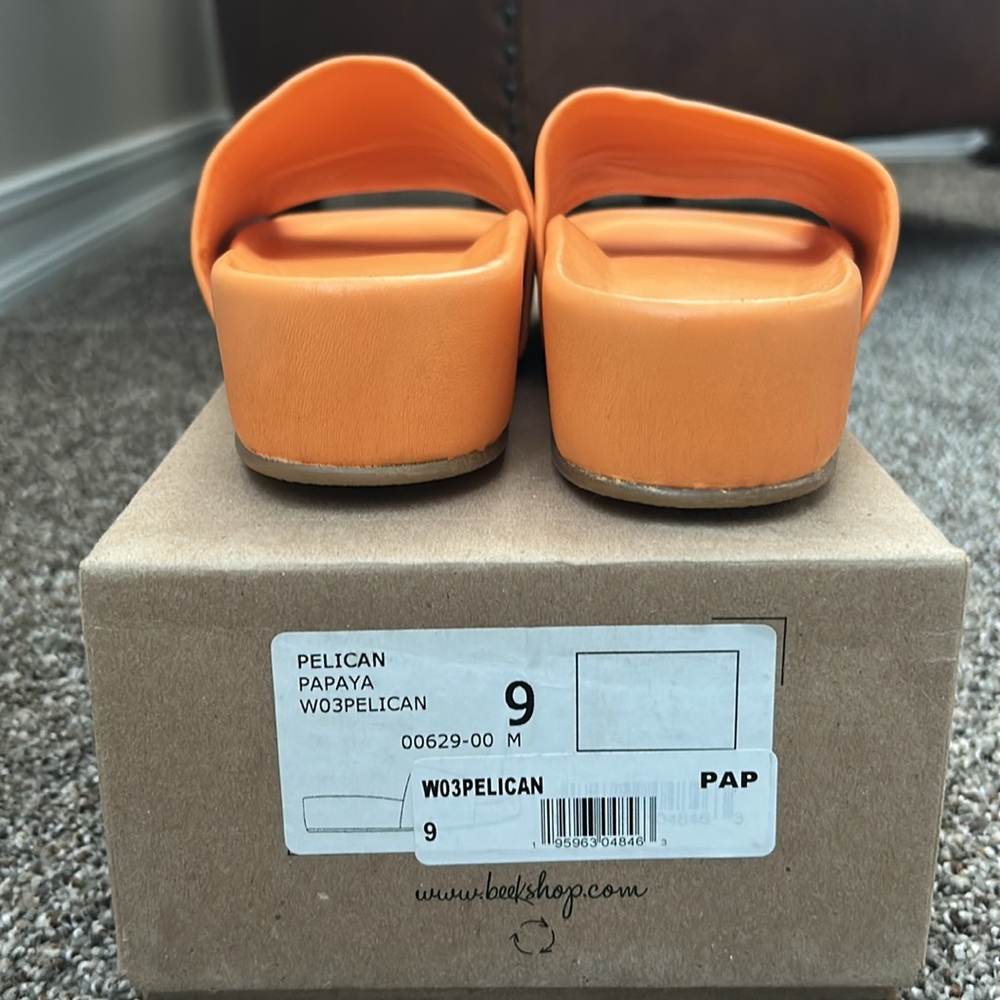 Beek Vibrant Orange Slides
Brand new
Never worn with box - Picture 2 of 5